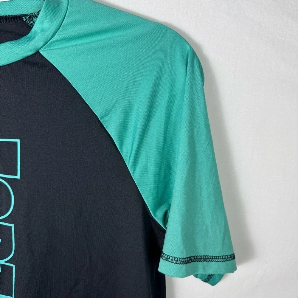 Fortnite Black and Green RashGuard Boys Shirt Size XL